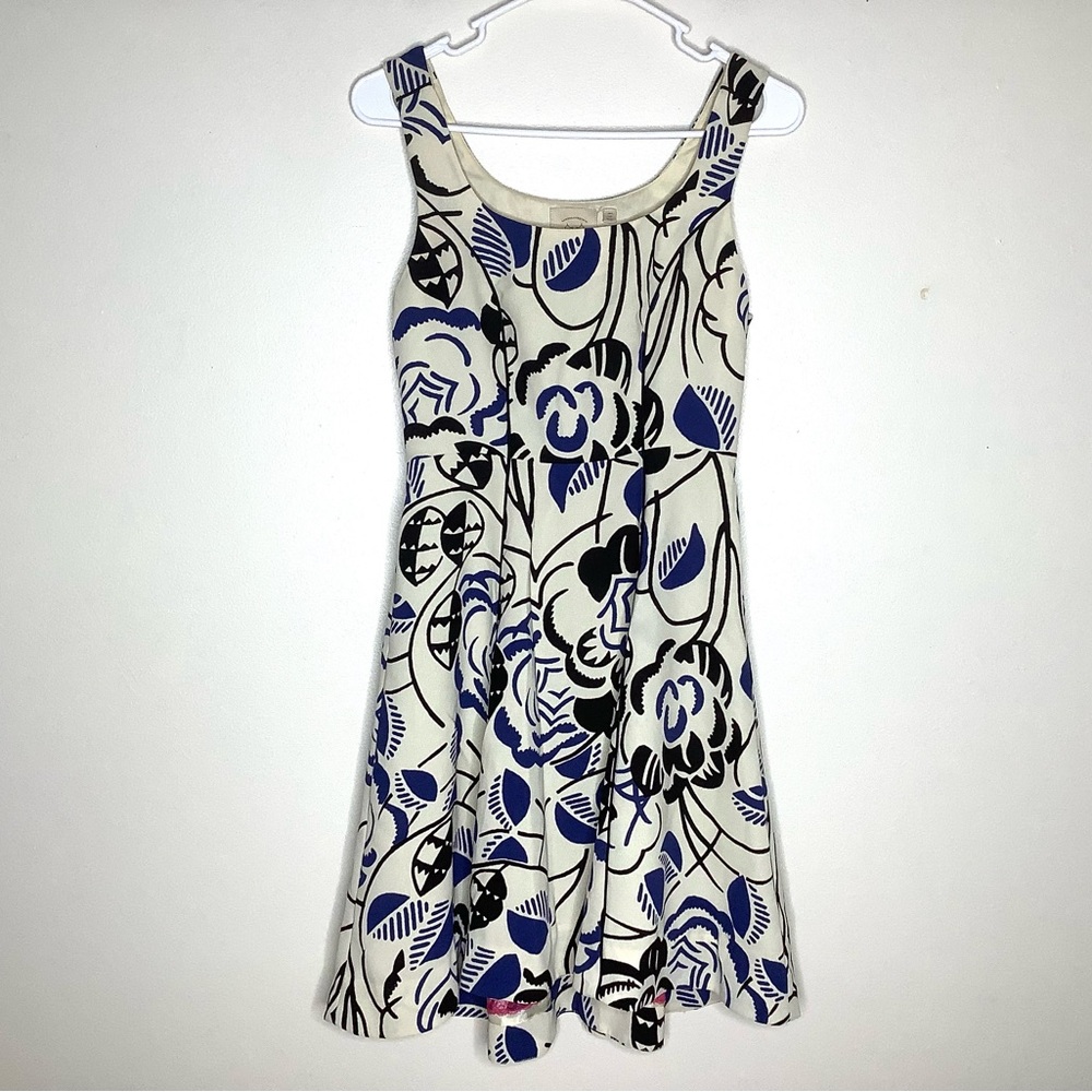 < Anthropologie Vanessa Virginia Floral Flare Dress > - Picture 2 of 6